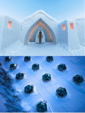 Arctic SnowHotel & Glass Igloos, Sinettä
